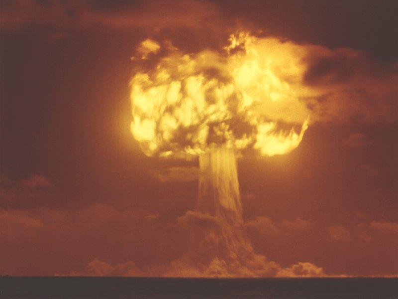Фотография ядерного взрыва.